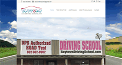 Desktop Screenshot of baytowndrivingschool.com